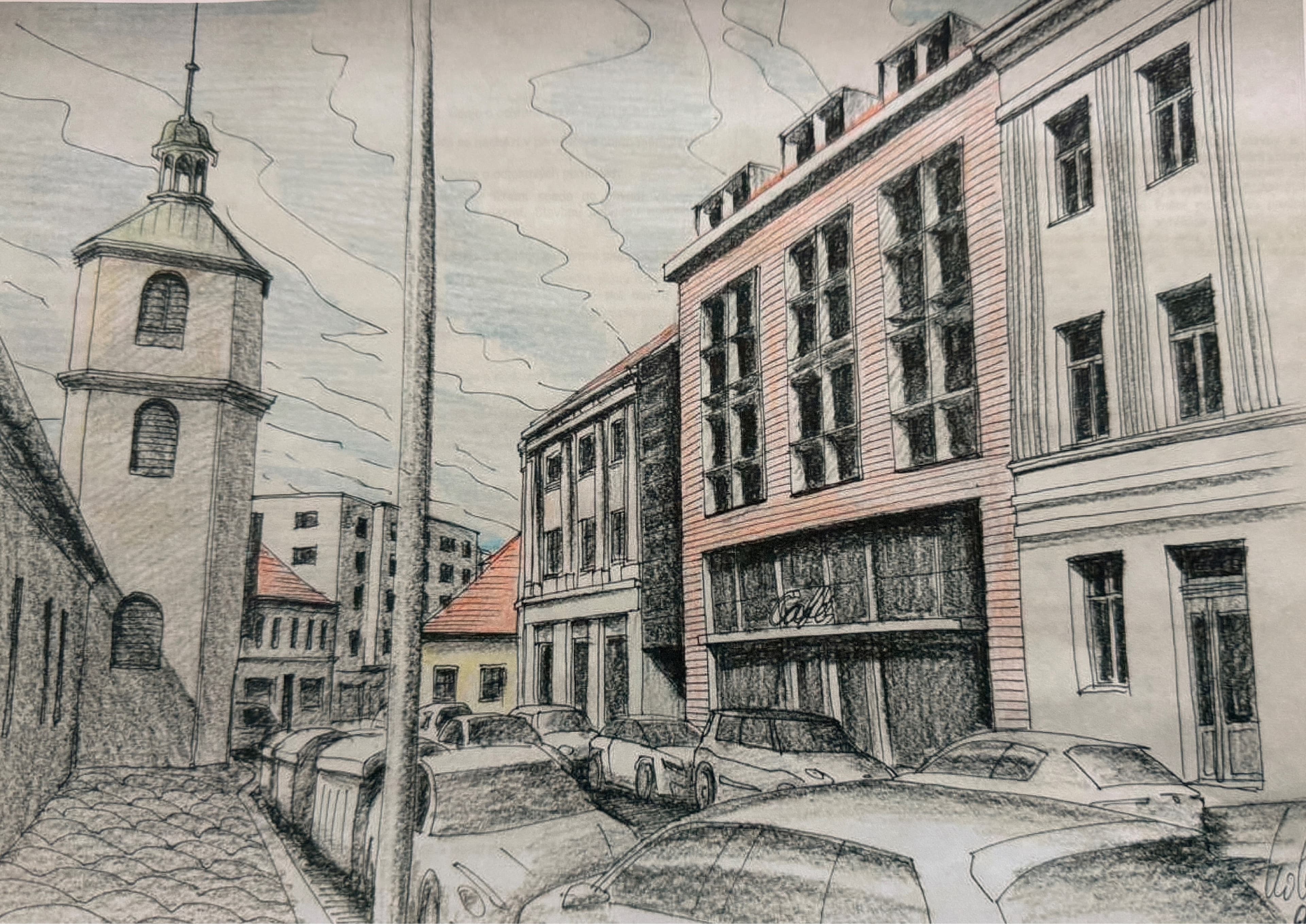 Výstavba činžovního domu, Praha Braník